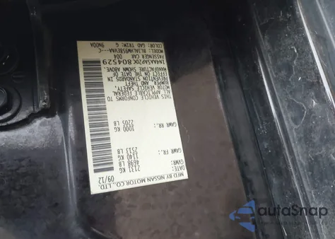 2013 Nissan Maxima S из США, поврежденный, VIN 1N4AA5AP2DC804529